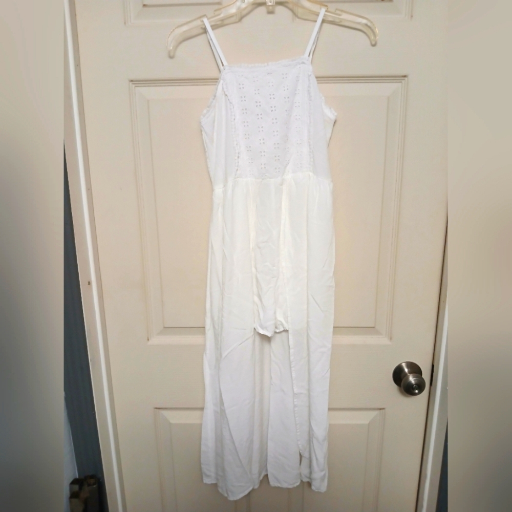 Art Class White Eyelet Top L-10/12